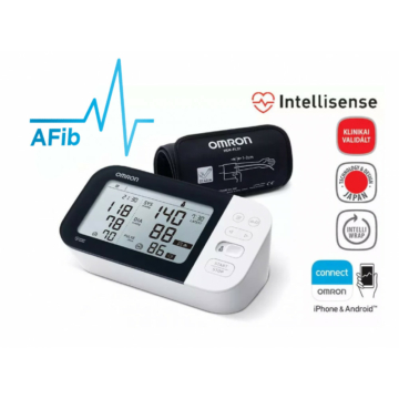Omron M7 Intelli IT Intellisense „okos” felkaros vérnyomásmérő AFib üzemmóddal - 360°pontosság
