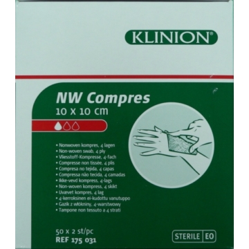 Klinion NW Compres 10 x 10 cm
