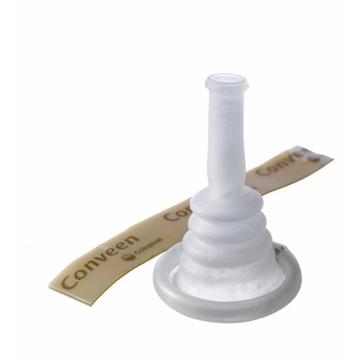 Conveen Security +, kétrészes vizeletcondom (non-latex, különálló ragasztócsíkkal)