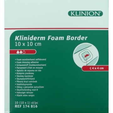 Kliniderm Foam Border 10x10 cm