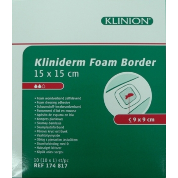 Kliniderm Foam Border 15x15 cm