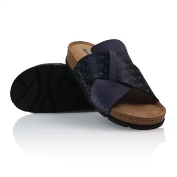 BATZ Marina Blue mix női bőr papucs 36-41