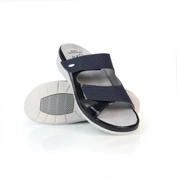 BATZ Sorrento kék NŐI BŐR PAPUCS 36-41