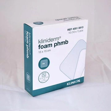 Kliniderm Foam Phmb 15x15 cm Kliniderm Foam Phmb 15x15 cm