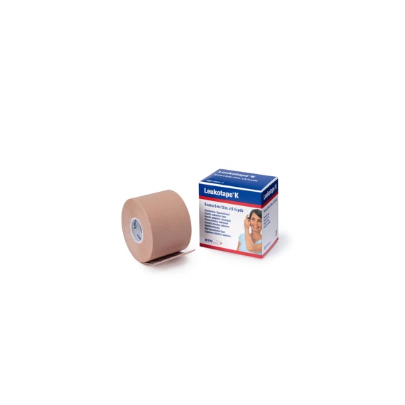 Leukotape K 5 cm x 5 cm bézs