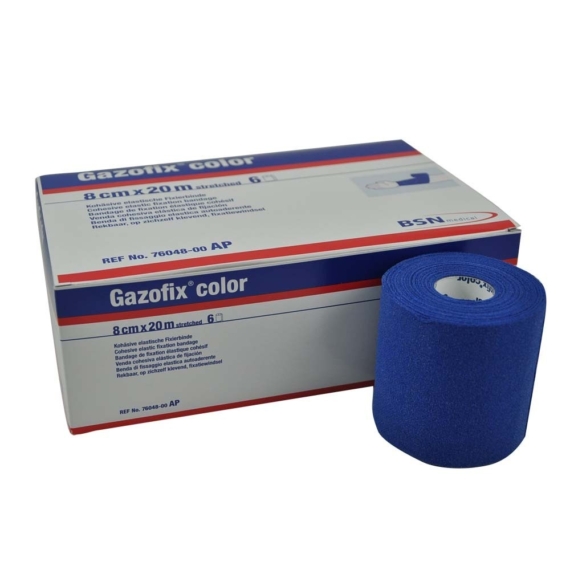 Gazofix 8 cm x 20 m kék