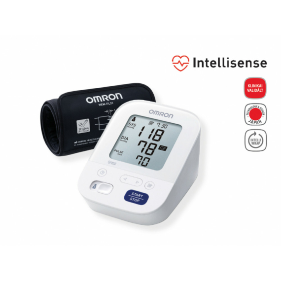 Omron M3 Comfort Intellisense felkaros vérnyomásmérő – 360° pontosság