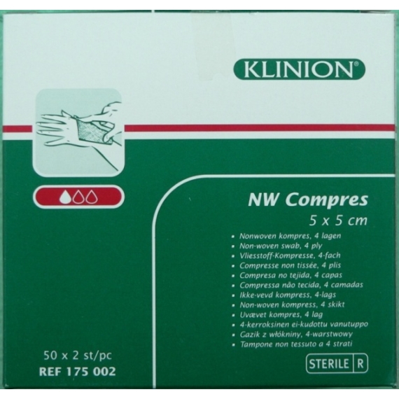 Klinion NW Compres 5 x 5 cm