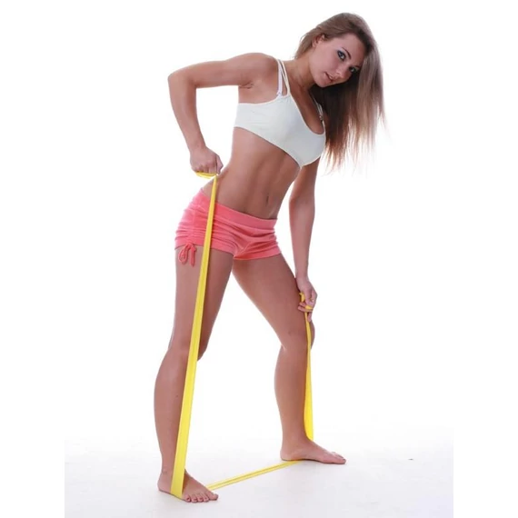 Fit-Band gumiszalag gyenge sárga 150cm