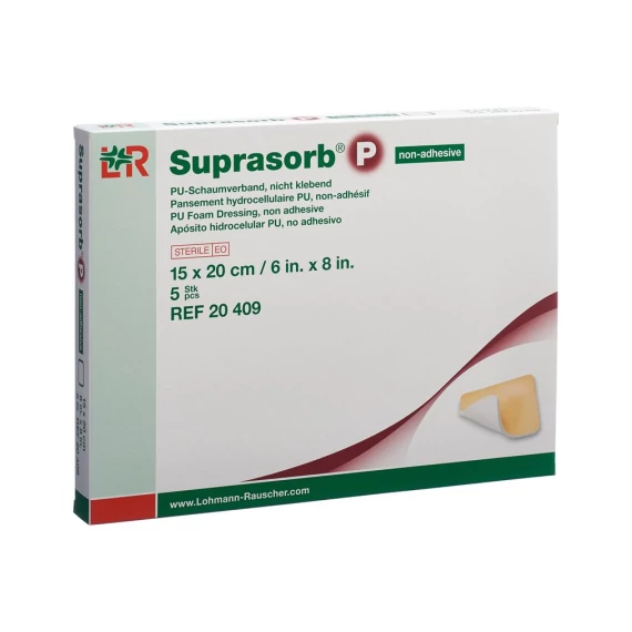 SUPRASORB P habkötszer nem tapadó 15 cm x 20 cm