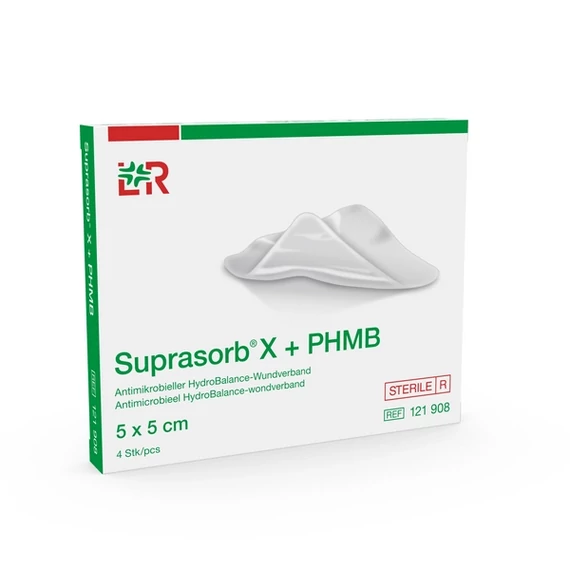 SUPRASORB X +PHMB 5 cm x 5 cm