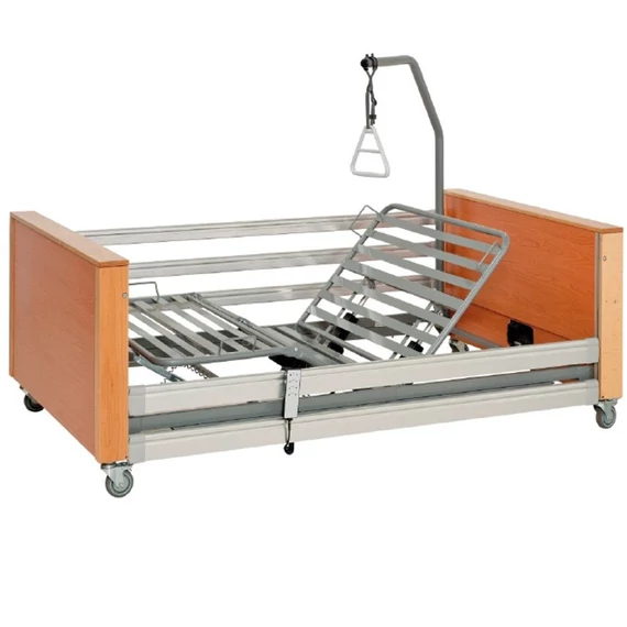 Ecofit Xtra elektromos betegágy 120x200 alumínium korlátokkal