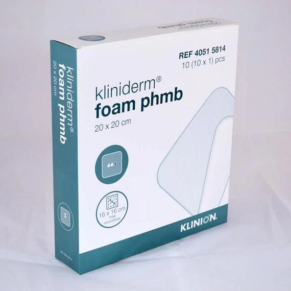 Kliniderm Foam Phmb 20x20 cm
